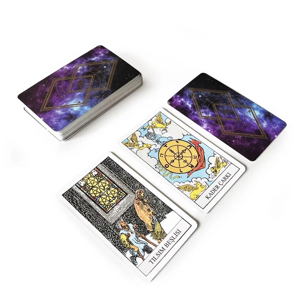 Star Tarot Fal Kartı Oyun Kağıdı 78 Kart