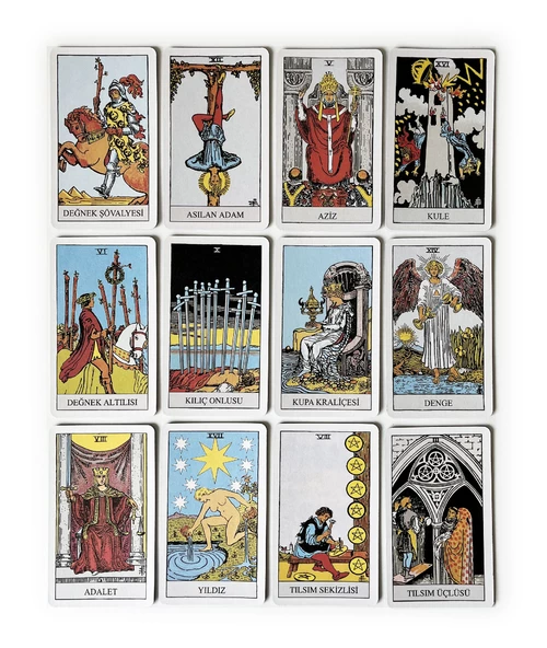 Star Tarot Fal Kartı Oyun Kağıdı 78 Kart - 5