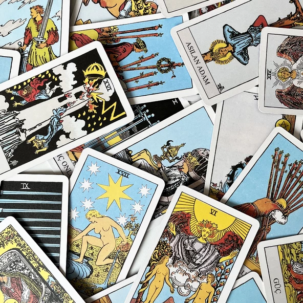 Star Tarot Fal Kartı Oyun Kağıdı 78 Kart - 4