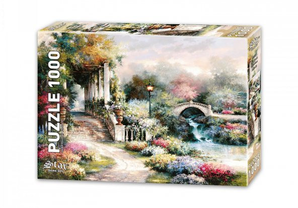 Star Oyun Bahçede İnziva 1000 Parça Puzzle