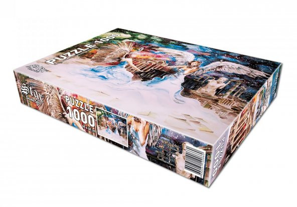 Star Oyun Meleklerin Şarkısı (Yaşlı Balıkçı) 1000 Parça Puzzle - 3