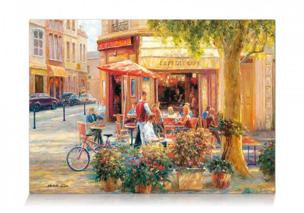 Star Oyun Köşedeki Cafe Paris 1000 Parça Puzzle - 2