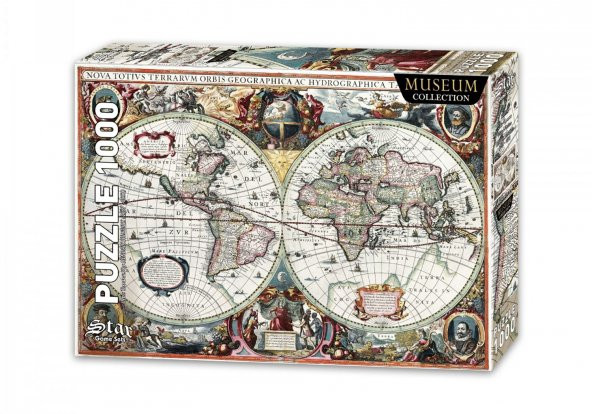 Star Oyun Dünya Haritası İ 1000 Parça Puzzle