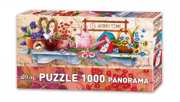 Star Oyun Hobi Saati 1000 Parça Panorama Puzzle