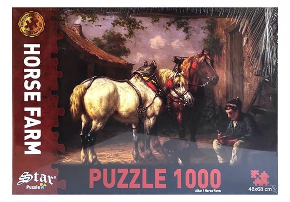 Star Oyun Atlar 1000 Parça Puzzle ürün görseli