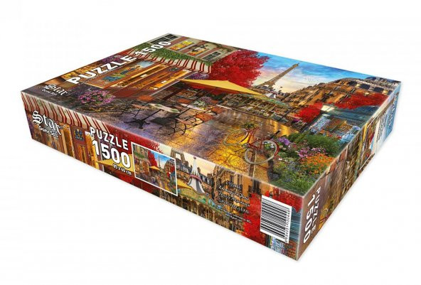 Star Oyun Paris'te Akşamüstü 1500 Parça Puzzle - 3