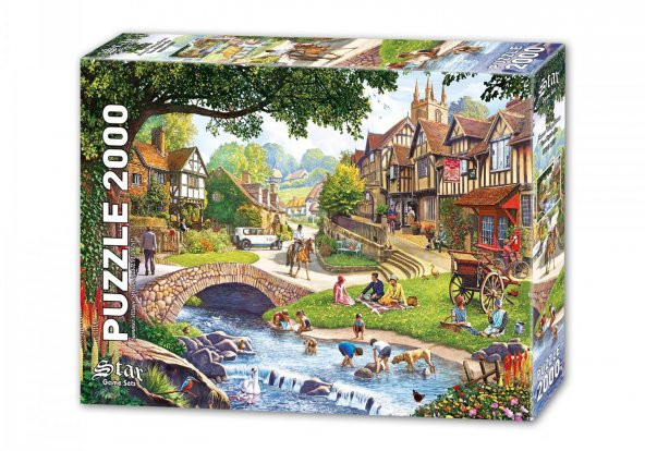 Star Oyun Dere Köyünde Yaz 2000 Parça Puzzle