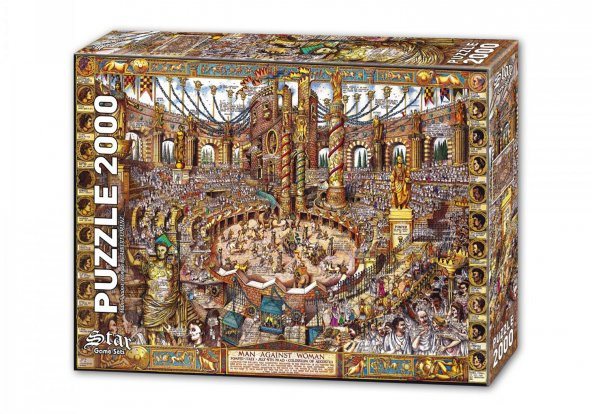 Star Oyun Erkekler Ve Kadınlar Savaşı 2000 Parça Puzzle