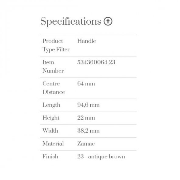 Furnipart Kulp Pharma 064mm Antik Brown - Resim 2