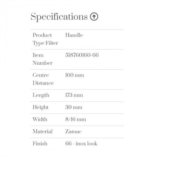 Furnipart Kulp Pyramıd 160mm İnox - Resim 2