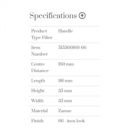 Furnipart Kulp Clasp 160mm İnox - Resim 3