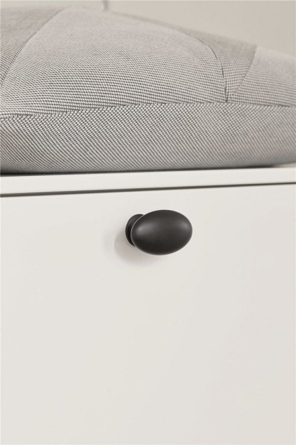 Furnipart Kulp Oval Sımple 060mm Siyah - Resim 2