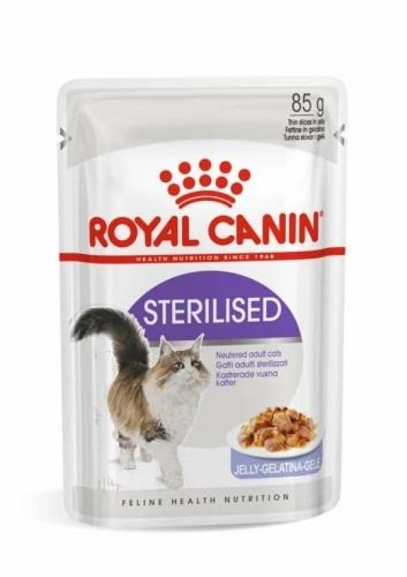 Royal Canin Sterilised Jelly Kısırlaştırılmış Kedi Yaş Maması 85 Gr 12 Li