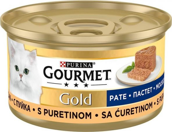 Gourmet Gold Kıyılmış Hindili Kedi Yaş Maması 85 Gr 12 Li - 2
