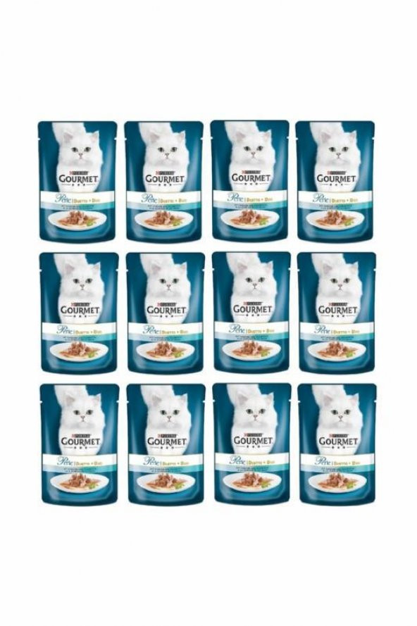 Gourmet Perle Izgara Ton Balıklı Kedi Yaş Maması 85 Gr 12 Li - 2