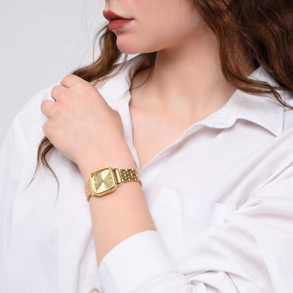 Melian Gold Kadran Gold Kordon Kadın Kol Saati - 4