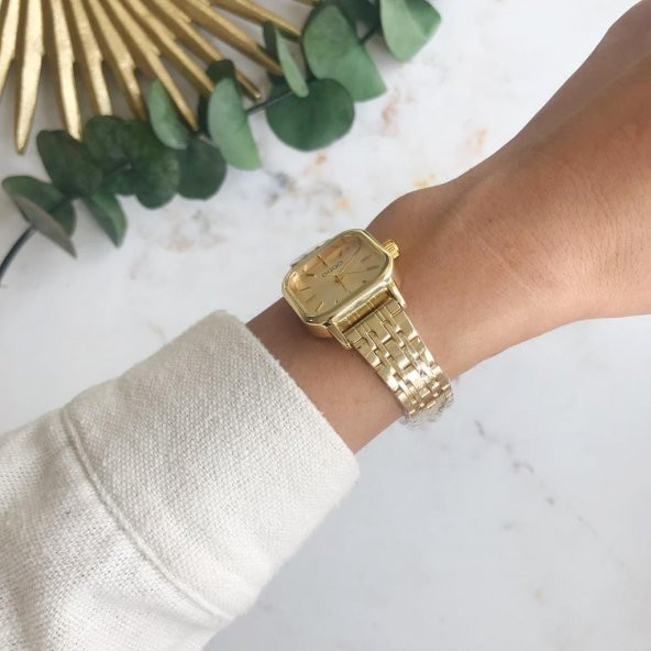 Melian Gold Kadran Gold Kordon Kadın Kol Saati - 8