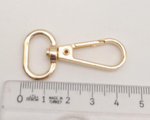 Angel Çanta Aksesuar 1.5 Cm Light Gold Renk Kanca 1 Adet - 3