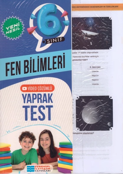 EVRENSEL 6.SINIF FEN BİLİMLERİ YAPRAK TEST