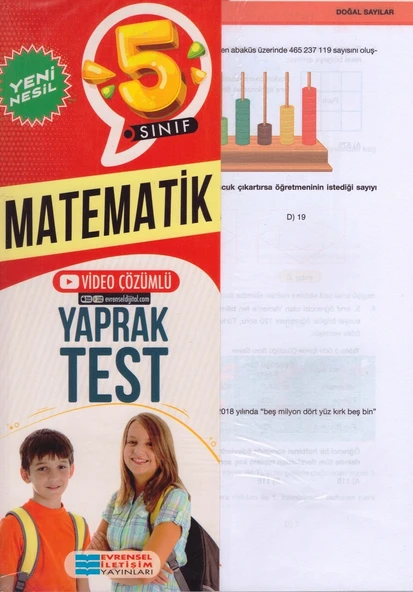 EVRENSEL 5.SINIF MATEMATİK YAPRAK TEST