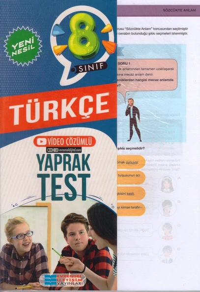 EVRENSEL 8.SINIF TÜRKÇE YAPRAK TEST