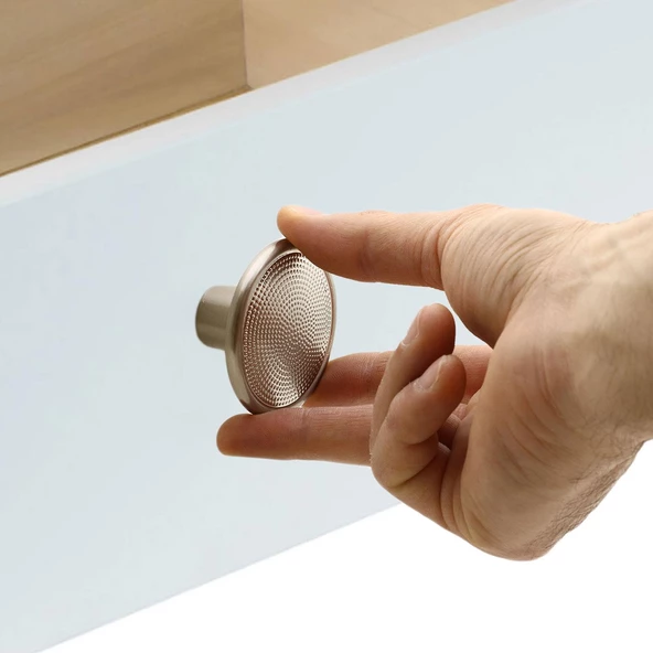 Festiva Düğme Çekmece Dolap Dolabı Kapak Kulpu Kulpları Kulbu Inox Metal Kulp Mobilya Mutfak - 3