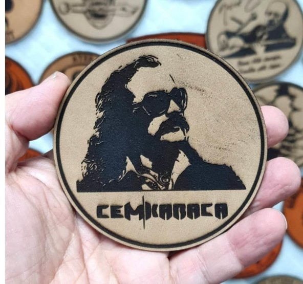 CEM KARACA  - Deri PEÇ - Arma - Askeri Patch - Resim 3