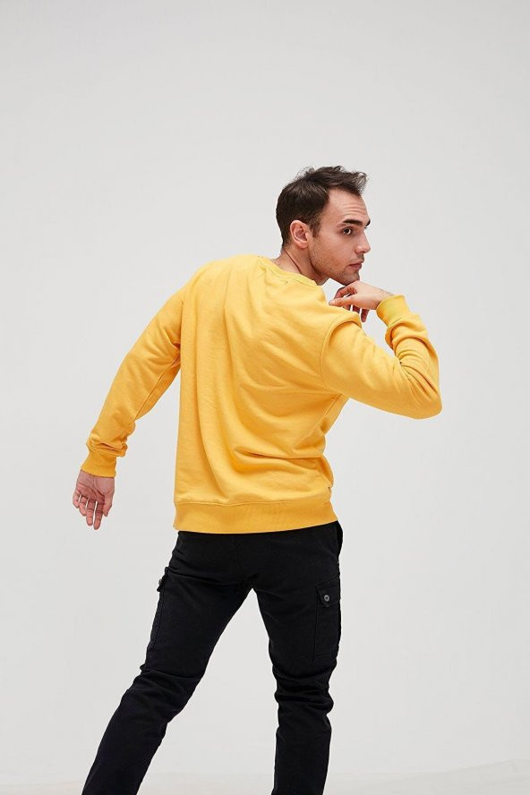 Bad Bear Crewneck Erkek Sweatshirt 20.02.12.011mustard 20.02.12.011-C25 - 2