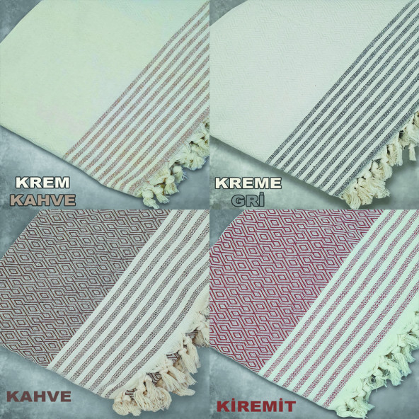Buldan Işi Kolları Örten Tekli Koltuk Berjer Örtüsü 180x150 Büyük Boy %100 Pamuk Dokuma - 5