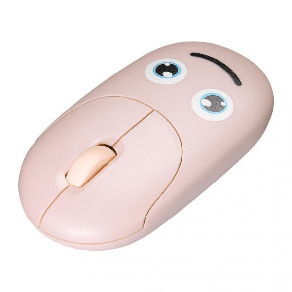 Everest SM-26 FASHION 2.4Ghz Pembe Kabartmalı Kablosuz Mouse - 3