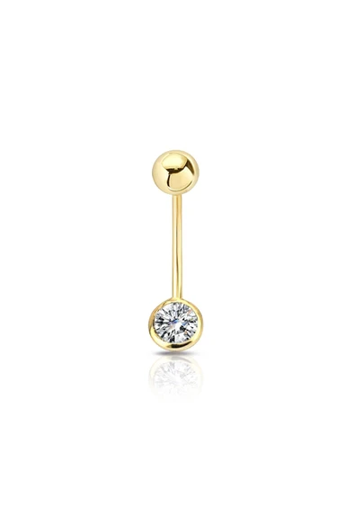 0.15 Ct Pırlanta Göbek Piercing