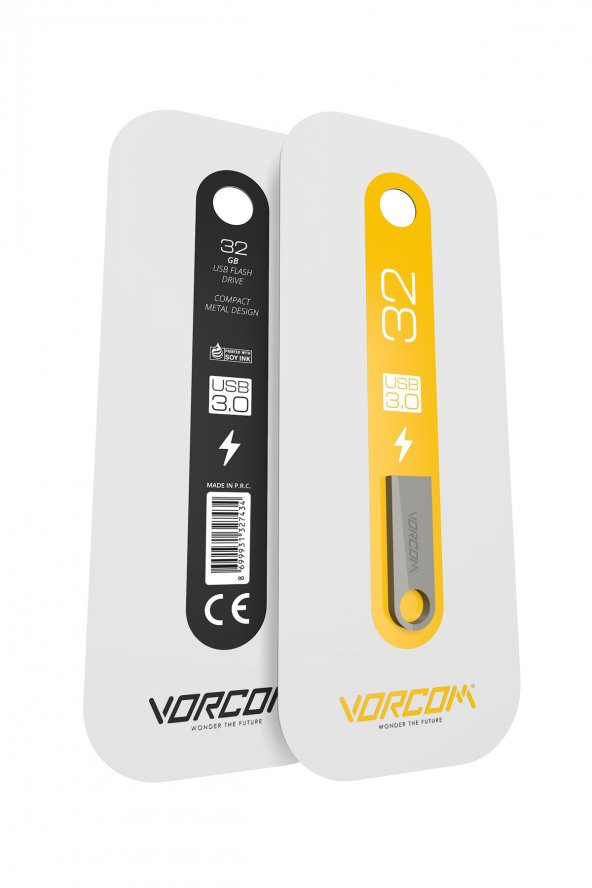 Vorcom 32 GB Usb Flash Bellek (Yüksek Hızlı) Metal Usb 3.0 Data Traveler Okuma Hızı Up to 100 MB/s