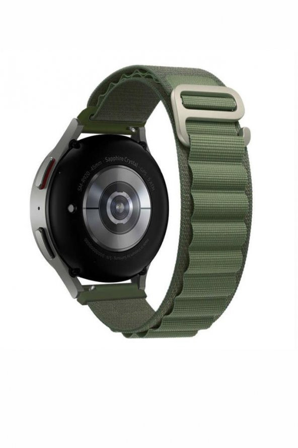 Huawei Watch GT 3 42mm Renkli ​​​​KRD-74 20mm Hasır Tokalı Kordon