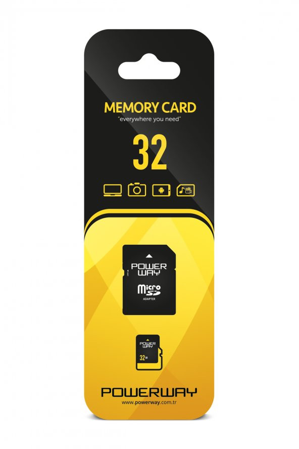 32 GB Micro SD Hafıza Kartı Adaptör Dahil