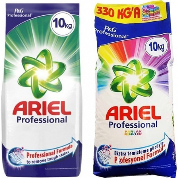 Ariel P&G Professional 10 Kg '' Professional Parlak Renkler 10 kg Toz Çamaşır Deterjanı