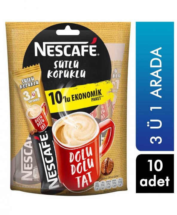 Nescafe 10lu Sütlü Köpüklü