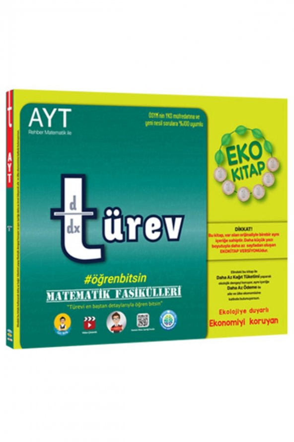 Tonguç Yks Ayt Matematik Fasikülleri Eko - Türev