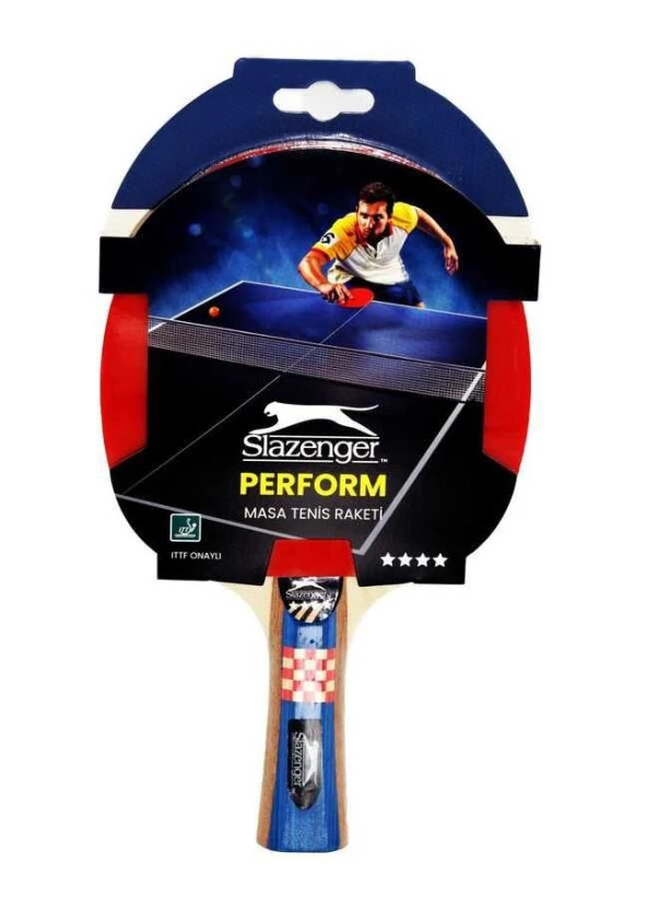 Slazenger Perform 4 Star ITTF Onaylı Masa Tenisi Raketi - 6