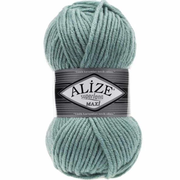 Alize Superlana Maxi Örgü İpi 463 Koyu Mint