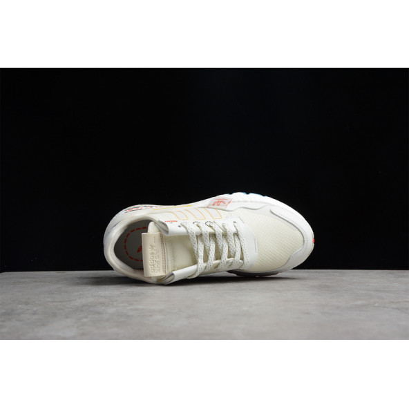 Adidas Nite Jogger Erkek Spor Ayakkabı Bej CZ3045 - 2