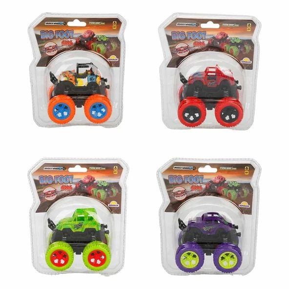 Maxx Wheels Big Foot 4x4 Sürtmeli Araba -1 adet stokta olan gönderilir