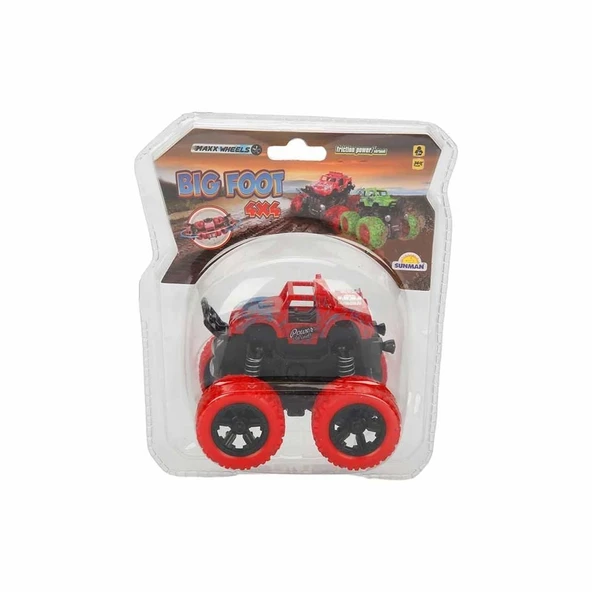 Maxx Wheels Big Foot 4x4 Sürtmeli Araba -1 adet stokta olan gönderilir - 3