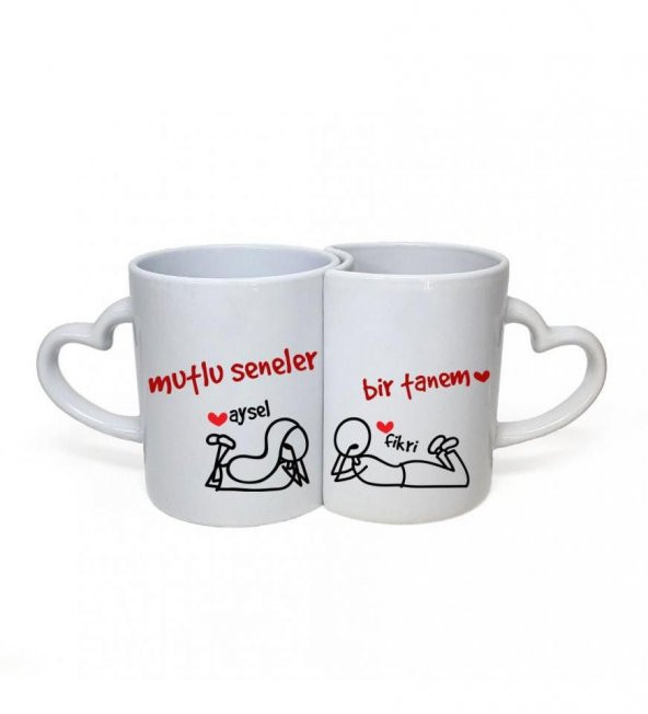 Kişiye Özel Mutlu Seneler Sevgili Kupası HK2364 - Resim 2