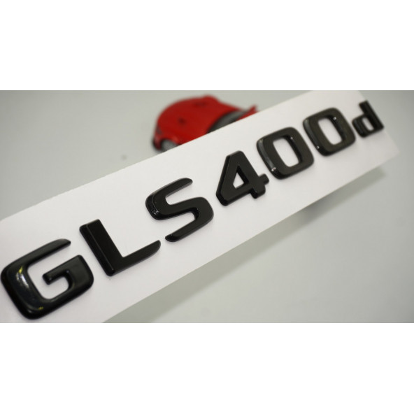 GLS 400d Bagaj Parlak Siyah ABS 3M 3D Yazı Logo