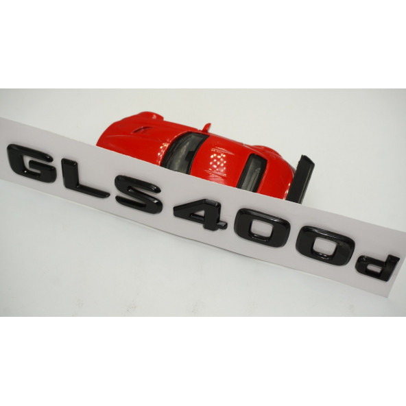 GLS 400d Bagaj Parlak Siyah ABS 3M 3D Yazı Logo - 4