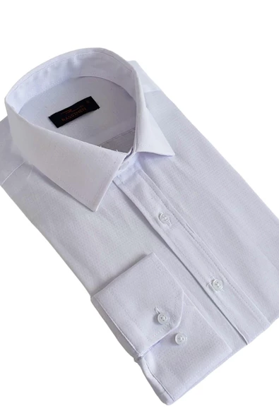 Erkek Silim Fit Armürlü Gömlek BGL-ST02492 - Resim 5