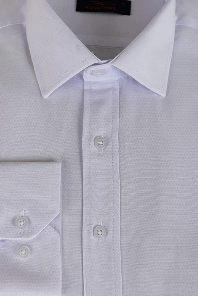 Erkek Silim Fit Armürlü Gömlek BGL-ST02492 - Resim 8