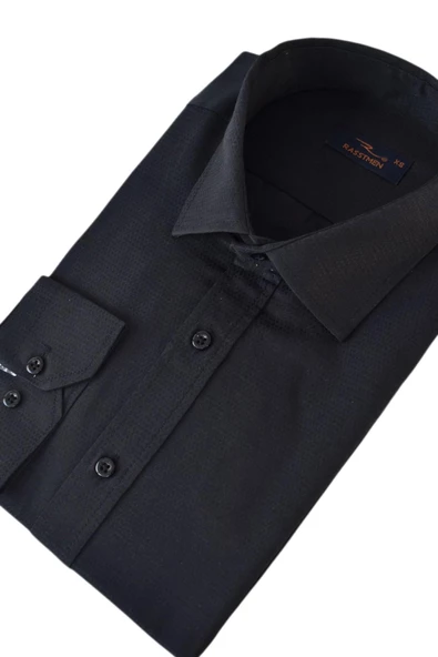 Erkek Silim Fit Armürlü Gömlek BGL-ST02492 - Resim 6