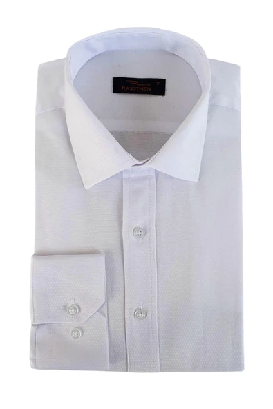 Erkek Silim Fit Armürlü Gömlek BGL-ST02492 - Resim 2