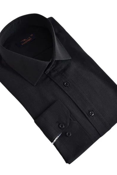 Erkek Silim Fit Armürlü Gömlek BGL-ST02492 - Resim 4